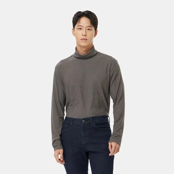 [부산점] 남성 소프트 하이넥 티셔츠 7L75363