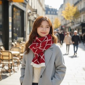 1+1 겨울 방한 보온 머플러 남자 여자 커플 목도리 양면 스카프 롱 넥워머
