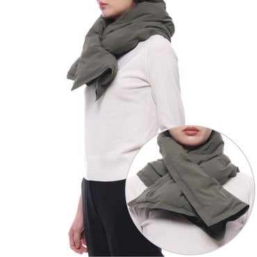 메종마르지엘라 24FW 여성 리사이클 나일론 패딩 머플러 (SI0TE0001 S54870 727 W 24F)