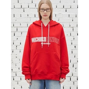 HERITAGE LOGO  HOODY RED_UNISEX