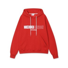 HERITAGE LOGO  HOODY RED_UNISEX