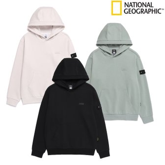 내셔널지오그래픽 [시흥점] N251UHD210 남여공용 블루핀 로고 세미오버핏 후디