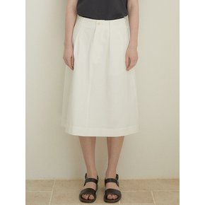 Neat skirt (white)