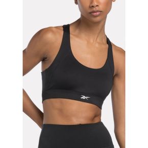 4624927 Reebok WORKOUT - RACER Light support sports bra night black 77483228