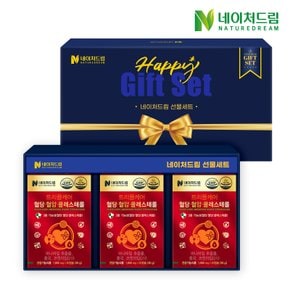 트리플케어 혈당 혈압 콜레스테롤 1,000mg x 30캡슐 3박스 선물세트 / 바나바잎 / 코엔자임