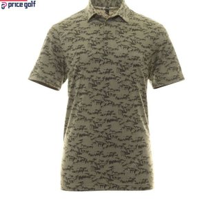아디다스 골프 반팔 셔츠 유럽모델 프린트 골프웨어 기능성 남자 티셔츠 Go-To Printed