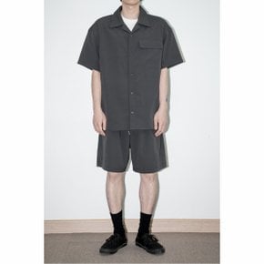 sadsmile seersucker pocket shirt_CQSAM24401GYD