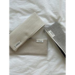 flat pencilcase _ Herringbone (3color)