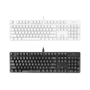 저소음 LED 사무용 게이밍 유선 적축 기계식 키보드 KBD-65