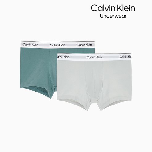 Calvin Klein Underwear 남성 모던 코튼 스트레치 트렁크 2PK NB3985-PSJ