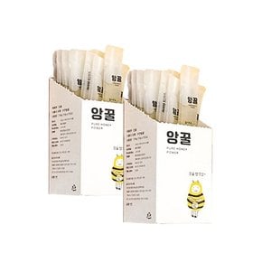 자연꿀 스틱 국산꿀 - 앙꿀 10gX15개X2박스 국내산 꿀 아카시아꿀 꿀스틱