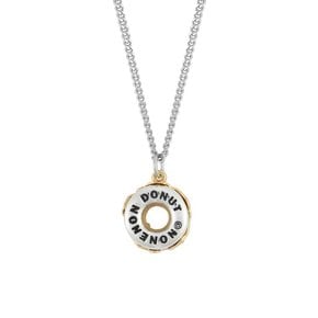 DONUT NEC SILVER92518K GOLD PLATED