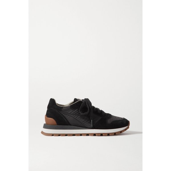 브루넬로쿠치넬리 비드 장식 나일론 스웨이드 스니커즈 1647597295862132