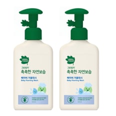 [그린핑거]촉촉한자연보습 베이비거품워시320ml X 2개_(701698469)