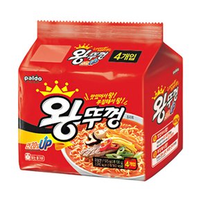 팔도 왕뚜껑 봉지면 130g 4봉