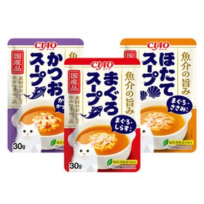 이나바 챠오 스프 파우치 30g 고양이간식