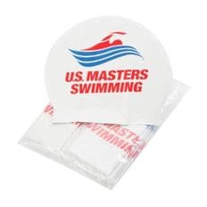 4422567 U.S. Masters Swimming 미국 마스터스 수영라텍스 수영캡 20개 USMS 팩