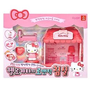 유아 헬로키티 피규어 침실 미니 인형의집 여아 장난감 피규어하우스 장난감집