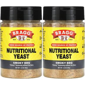 Bragg 브래그 뉴트리셔널 이스트 스모키 바베큐맛 85g 2팩