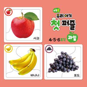 지능업 우리 아기 첫 퍼즐 (과일)