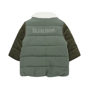 [여주점] [오프라벨 여주점] 블루독베이비 (KH) 코듀로이 매치 패딩 롱 점퍼B (44C14-113-07)