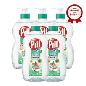 베이킹소다 그린허브향 700ml x5개 고농축 1종 주방세제