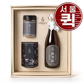 [서울퀵배송][바로배송]정32호 국산 참기름 300ml,볶음참깨선물세트 (선물포장)