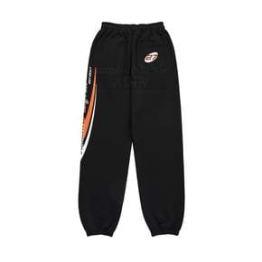 RACING LOGO TRAINING PANTS BLACK-레이싱로고