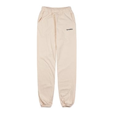 스포티앤리치 웰니스 클럽 스웨트 팬츠 WELLNESS CLUB FLOCKED SWEATPANT CREAM NAVY