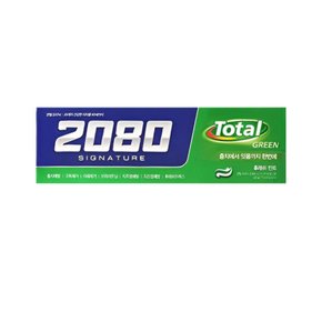 덴탈 클리닉 2080 시그니처 토탈그린 치약 125G