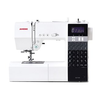 자노메 공식판매점 JANOME DC7100 하이엔드 자동사절 미싱