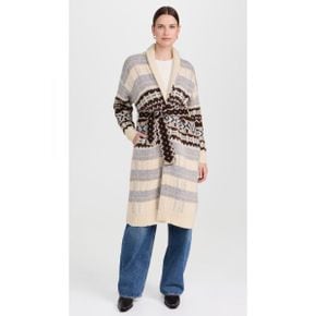 5265995 Lingua Franca Bianca Plaid Fair Isle Robe