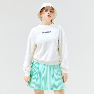 헨리스튜어트 골프 여성용 파스텔 플리츠 스커트 민트 HSBDSSS005MT