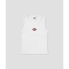 슬림핏 트리 로고 슬리브리스 White 탱크탑 DIKW261LRSL001WH 6143137