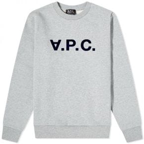 우먼 A.P.C. 아페쎄 Viva 인버티드 로고 스웨터 - 그레이 COFAX-F27644-PLA