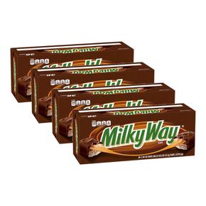 [해외직구] 밀키웨이 초콜릿 캔디바 대용량 52g 36입 4팩 Milky Way Full Size Bulk Chocolate Candy Bars (1.84 oz., 36 ct.)