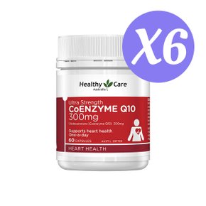 헬시케어 고함량 코큐텐 CoQ10 300mg 60정X6개