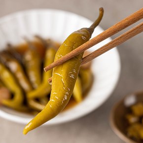 새콤달콤 간장고추 장아찌 1kg