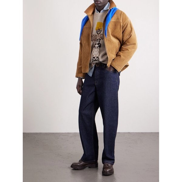 페키시 토템 폴 인타르시아 울 블렌드 스웨터 46376663162925186