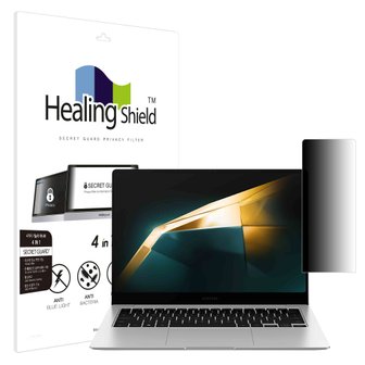 Healing Shield 갤럭시북4 프로 14인치 NT940XGQ SNS 메신저 사이드 프라이버시 보안필름