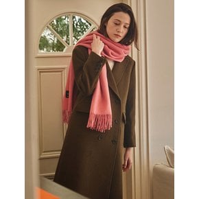 Merino Wool Shawl muffler - Pink