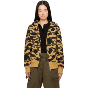 BAPE 카키   탠 ABC 카모 샤크 집업 후디 001ZPK802006L TP842235863