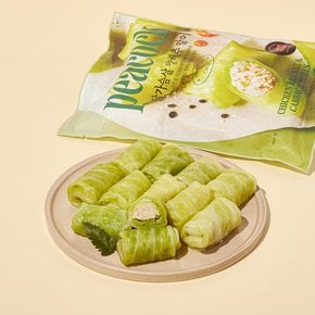 (G)피코크 닭가슴살양배추말이 600g (40g*15입)