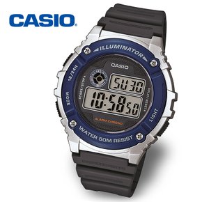 [정품] CASIO 카시오 W-216H-2A 학생 전자 군인시계