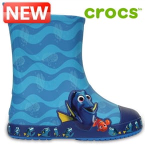 크록스 아동부츠 /H12- 203873-456키즈 Crocs Bump It Finding Dory Rain Boot 레인부츠