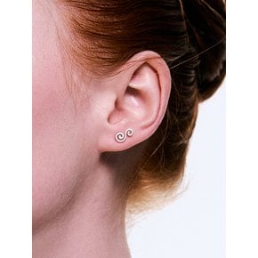 [silver925] stave earrings-silver