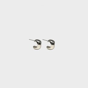 Mini curve earring sv(2024fw55)