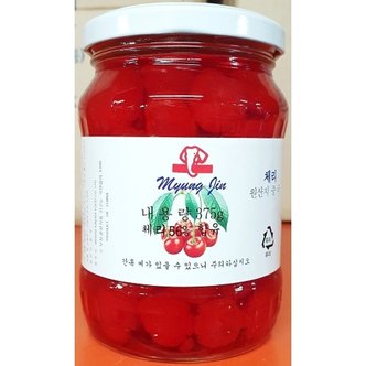  체리(적 명진 375g) 석류 생체리 체리통조림 게장 김