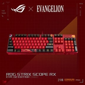 ASUS ROG Strix Scope RX EVA-02 EditionFPS RGB  IP57 에반게리온 콜라보레이션 게이밍 키보드