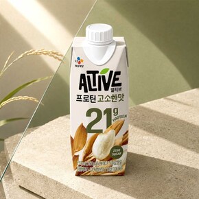 얼티브 프로틴 21g 단백질 음료 고소한맛 250ml 18개